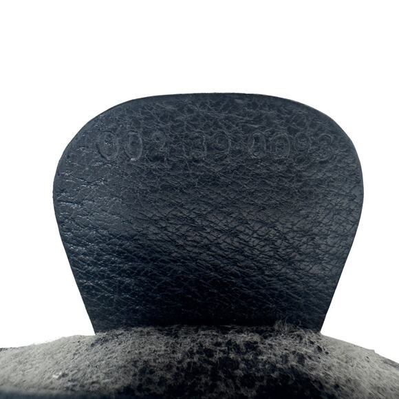 Gucci Bag Shoulder Tote Purse GG Guccissima Monogram Black Grey Leather Canvas - Picture 11 of 11